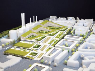 Entwurf Gromßarkthalle München 2020, © HENN GmbH